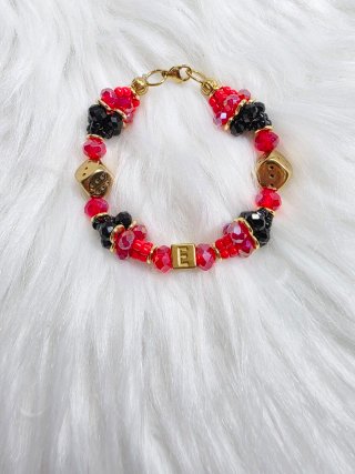 Pulsera Eleggua Acero y Cristal