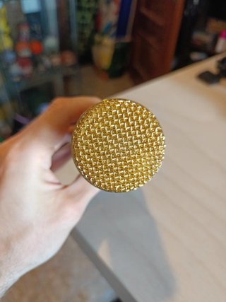 Micrófono BM-800 Dorado y Negro