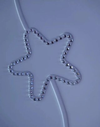 Cuna Micuna blanca con estrellas
