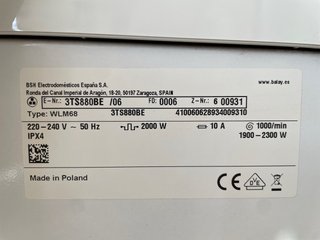 Lavadora Balay 8kg