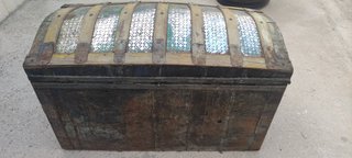Baúl vintage de madera