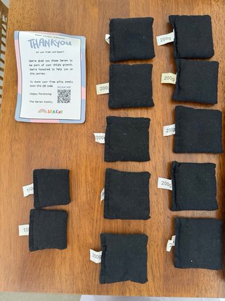 Chaleco de compresión niños Sereni azul y negro