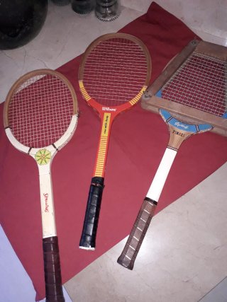 Vecchie racchette da tennis