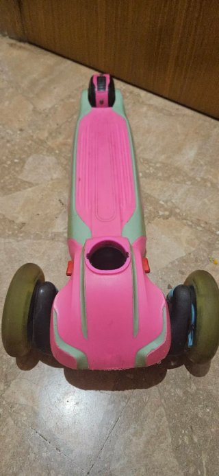 Patinete infantil 3 ruedas con luz