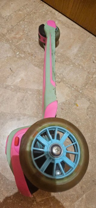 Patinete infantil 3 ruedas con luz
