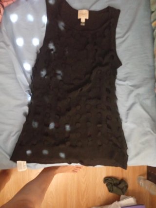 Blusa Mango Negra Talla XS