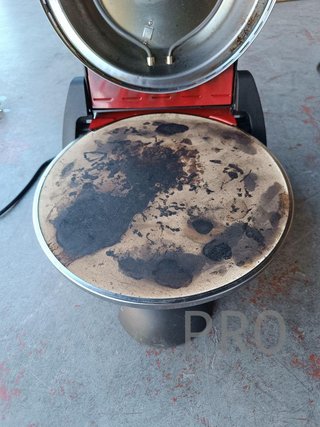 Horno eléctrico de pizza de piedra refactaria