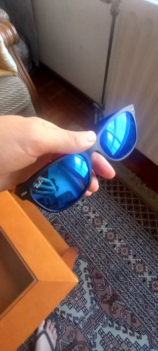 Gafas Ray-Ban Wayfarer Cristal Espejo Azul