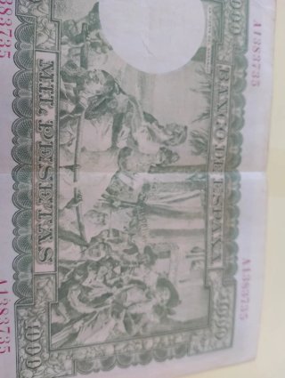 Billete 1000 Pesetas 1951