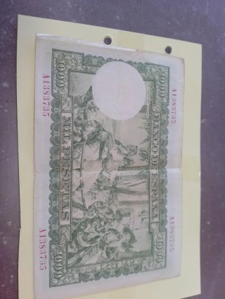 Billete 1000 Pesetas 1951