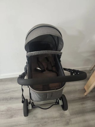 Carro Bebé 3 en 1 Gris