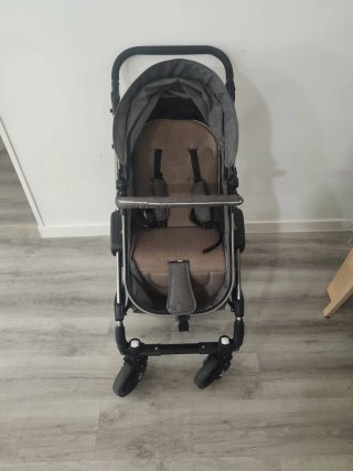 Carro Bebé 3 en 1 Gris