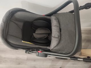 Carro Bebé 3 en 1 Gris