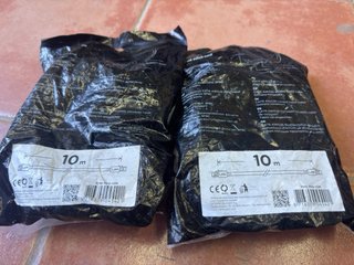2 Cables RJ45 Cat6 10m