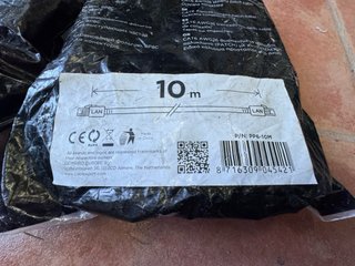 2 Cables RJ45 Cat6 10m