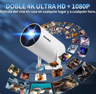 SIN ABRIR Proyector 4K 1080P WiFi 6 Bluetooth 5.2