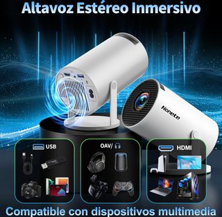 SIN ABRIR Proyector 4K 1080P WiFi 6 Bluetooth 5.2