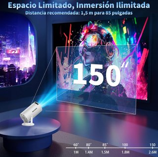 SIN ABRIR Proyector 4K 1080P WiFi 6 Bluetooth 5.2