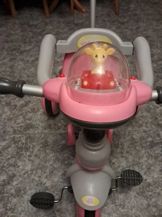 Triciclo para bebé/niño con transportín