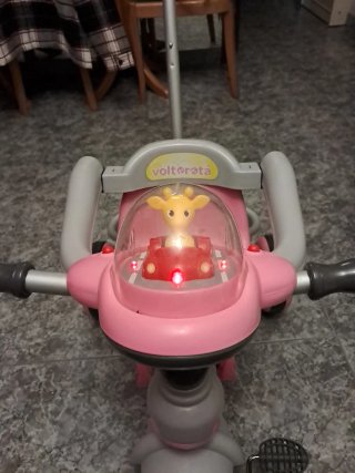 Triciclo para bebé/niño con transportín