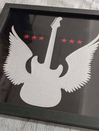 Cuadro Guitarra Eléctrica Rock Alas