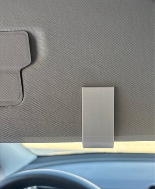 2 porta occhiali bianchi per auto