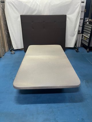Base tapizada + colchón 105x200cm