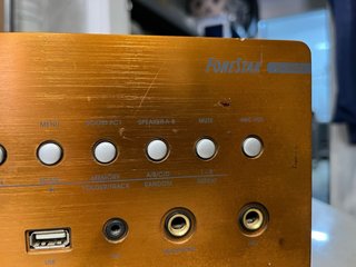 Amplificador Estéreo ForeStar AS-360RU Dorado