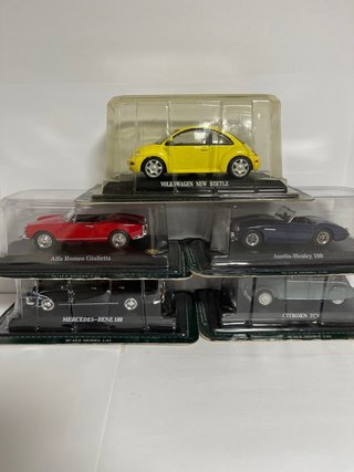Lote 5 coches escala 1/43