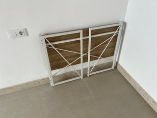 Escritorio Plegable Madera y Metal