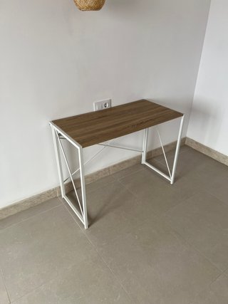 Escritorio Plegable Madera y Metal