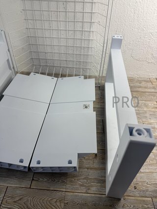 Base Elevadora Lavadora y Secadora Meliconi con Cesta Extraíble