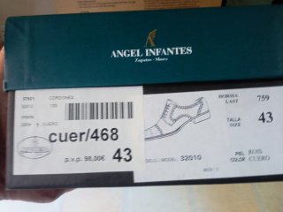 Zapatos Vestir Hombre Angel Infantes Talla 43