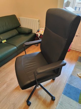 Silla Oficina Ikea Millberger Negra