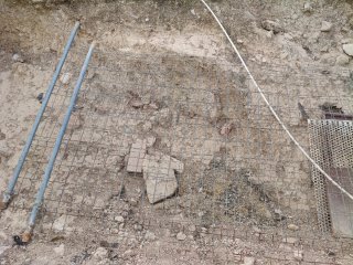 Valla de obra metálica