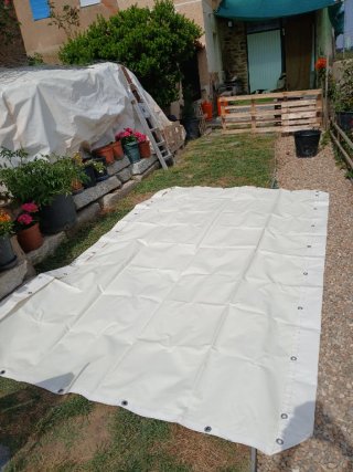 Lona blanca para piscina o usos varios