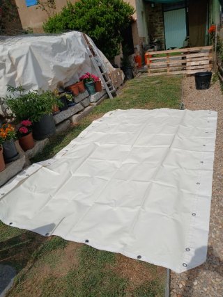 Lona blanca para piscina o usos varios