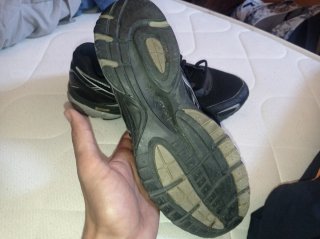 Zapatillas Reebok Negras y Plateadas
