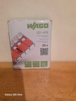 WAGO 221-415 Conectores com Alavanca (25 Un)