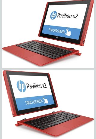 PC HP Pavilion 10'1 Intel Rosso