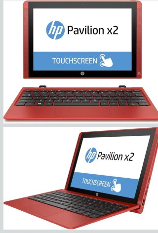 PC HP Pavilion 10'1 Intel Rosso