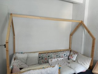 Cama Montessori Casita Madera 90x190