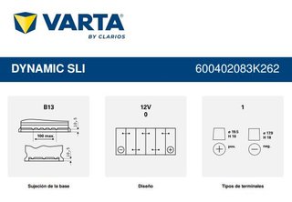 Batería Varta H3 Dynamic SLI 100Ah