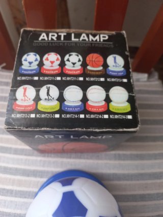 Lamparilla Art Lamp Balón Fútbol