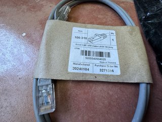 Lote 2 Cables RJ45 Cat6 FTP Excel