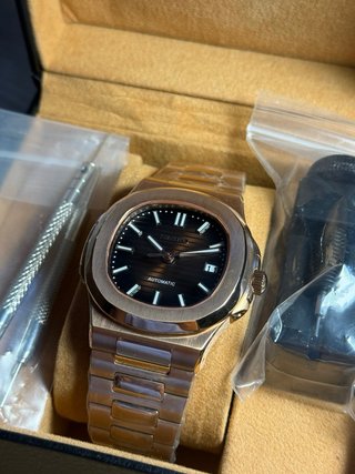 Seiko Mod Nautilus 41mm Oro Rosa