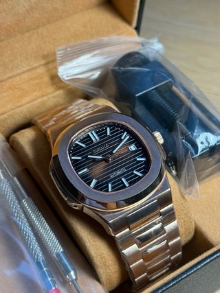 Seiko Mod Nautilus 41mm Oro Rosa