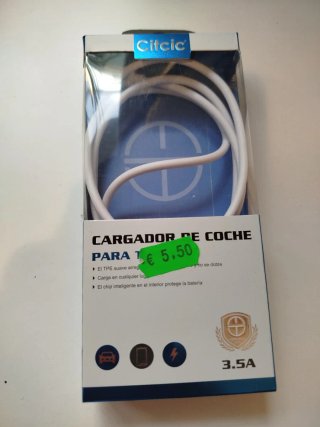 Cargador Coche Citcic 3.5A para móvil