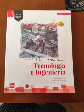 Tecnología e ingeniería, 2 bachillerato