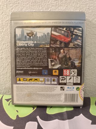 Grand Theft Auto IV PS3 Platinum Pal Esp
